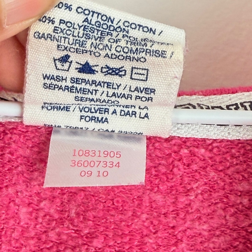 VS Pink Y2K Sequin Zip-Up Hoodie with Dog Logo - Picture 6 of 7